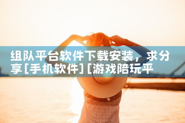 组队平台软件下载安装