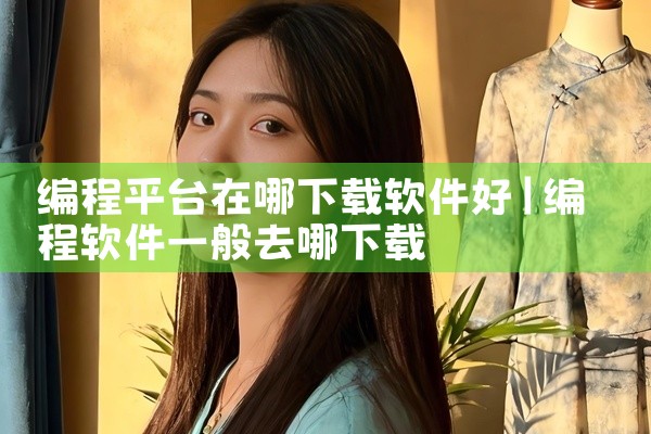 编程平台在哪下载软件好