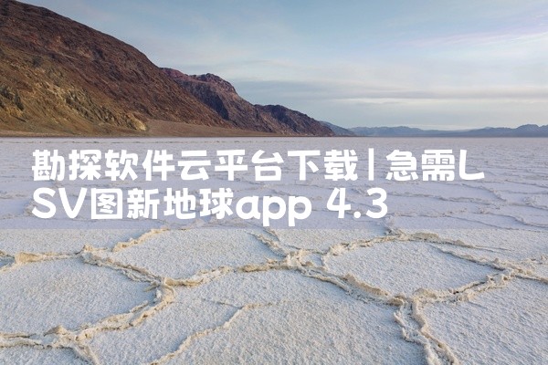 勘探软件云平台下载