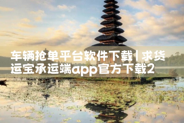 车辆抢单平台软件下载